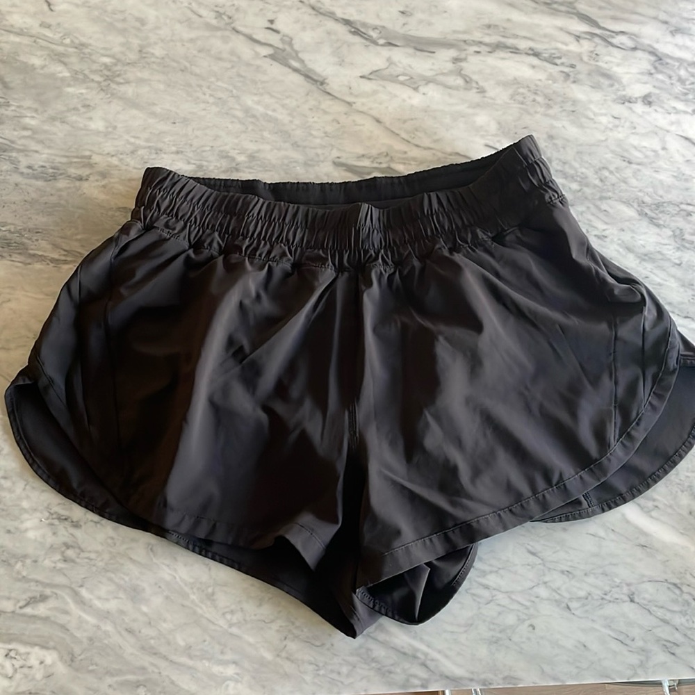 Lululemon track that black shorts size 14